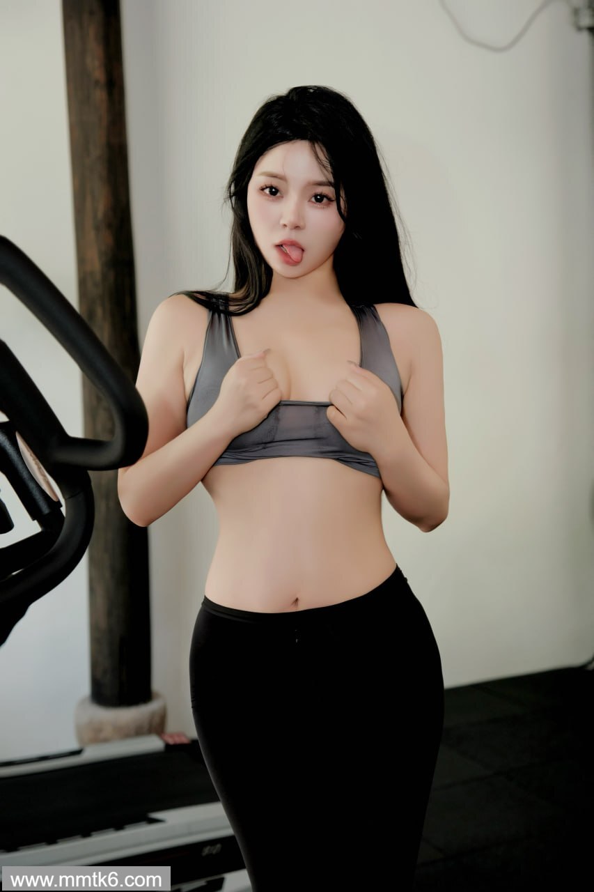 高颜值性感美女 健身房 1