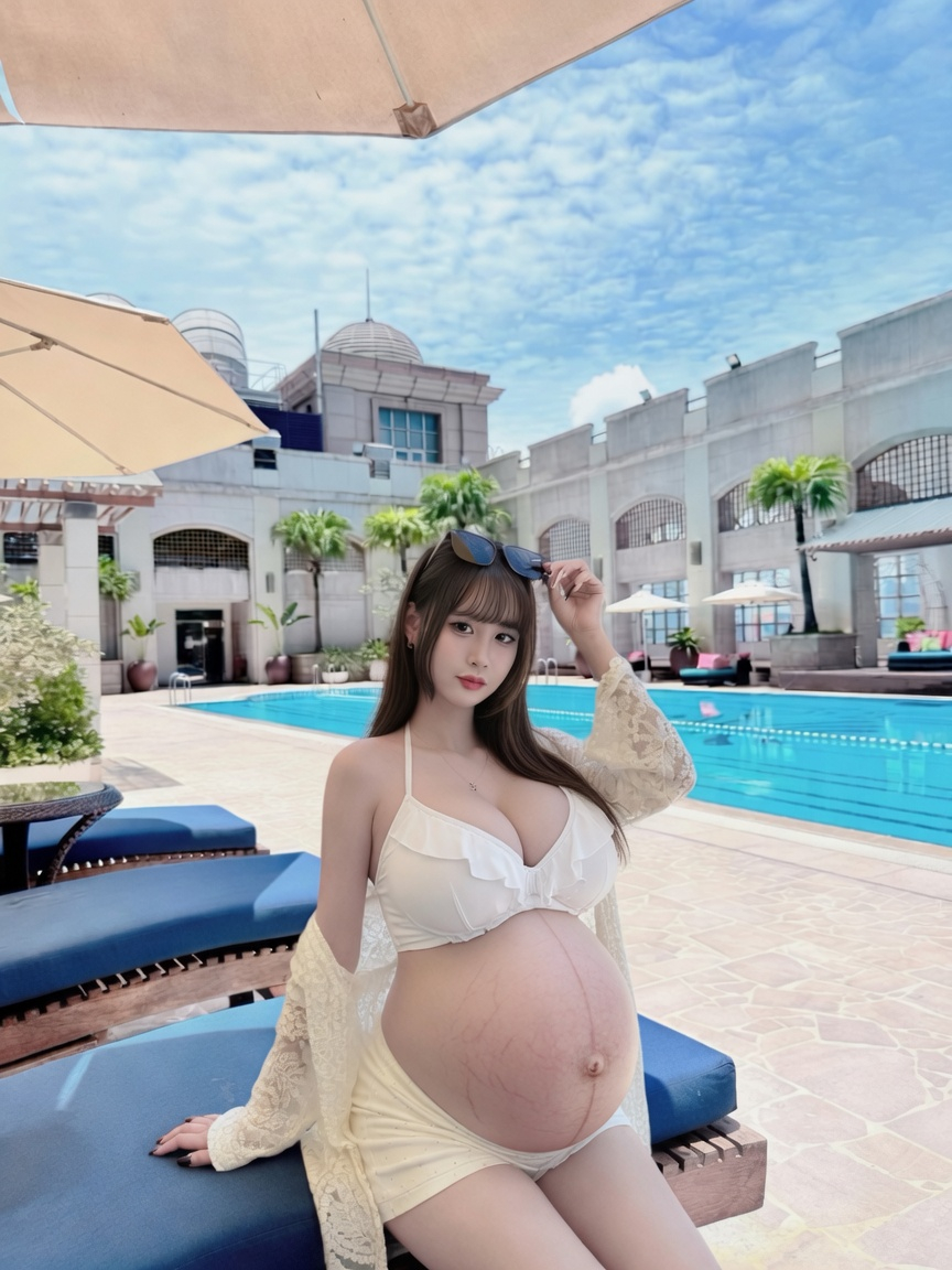 比基尼孕妇