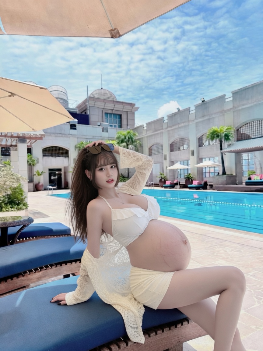 比基尼孕妇