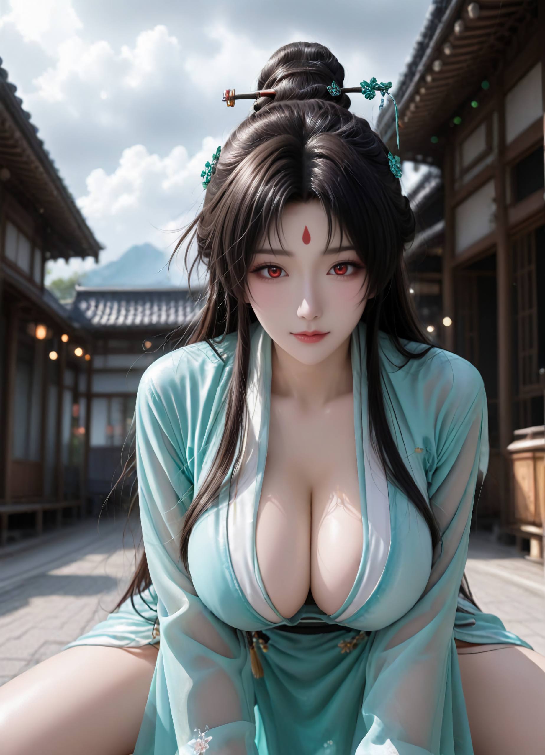 狐妖小红娘 东方淮竹 AI绘画 3