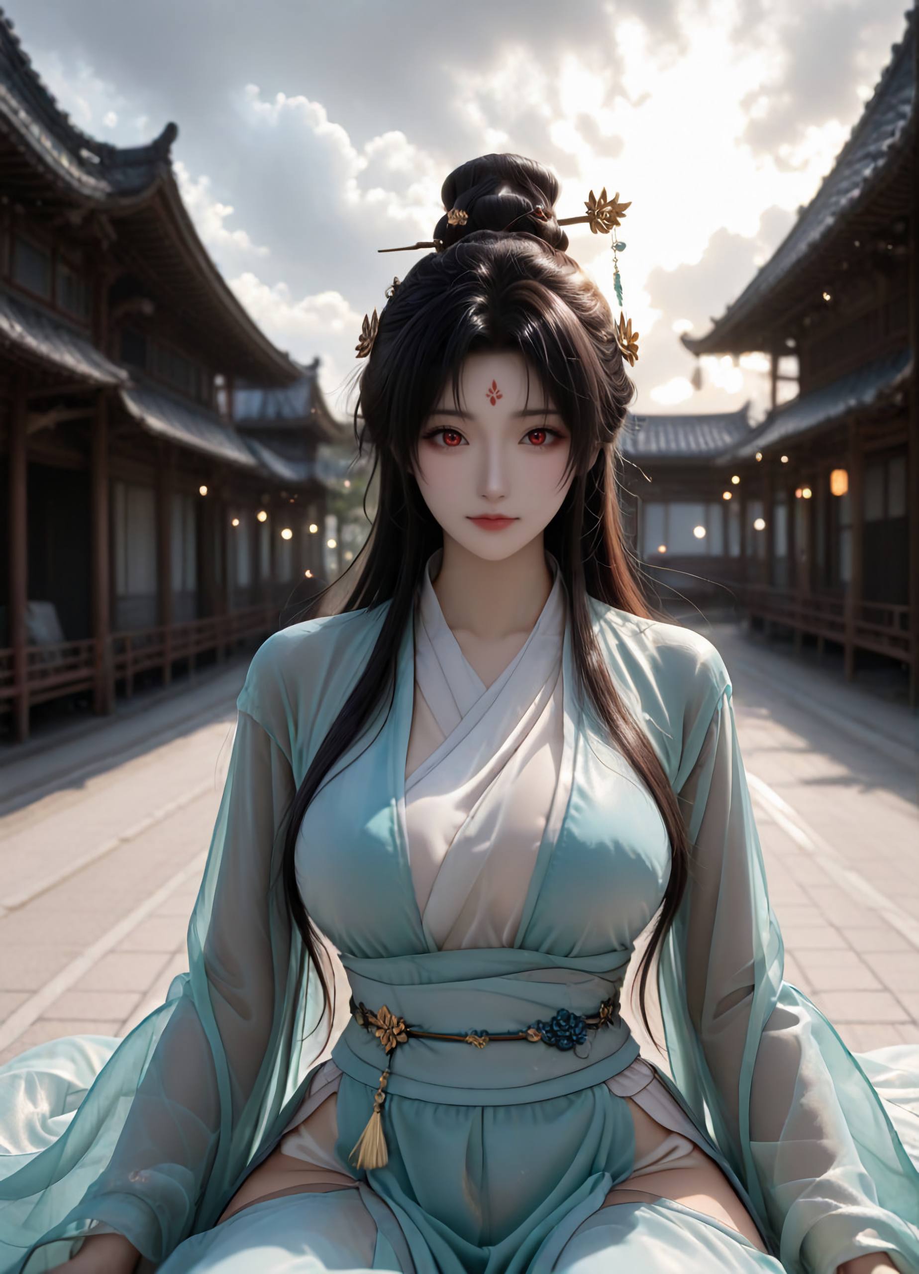 狐妖小红娘 东方淮竹 AI绘画 3