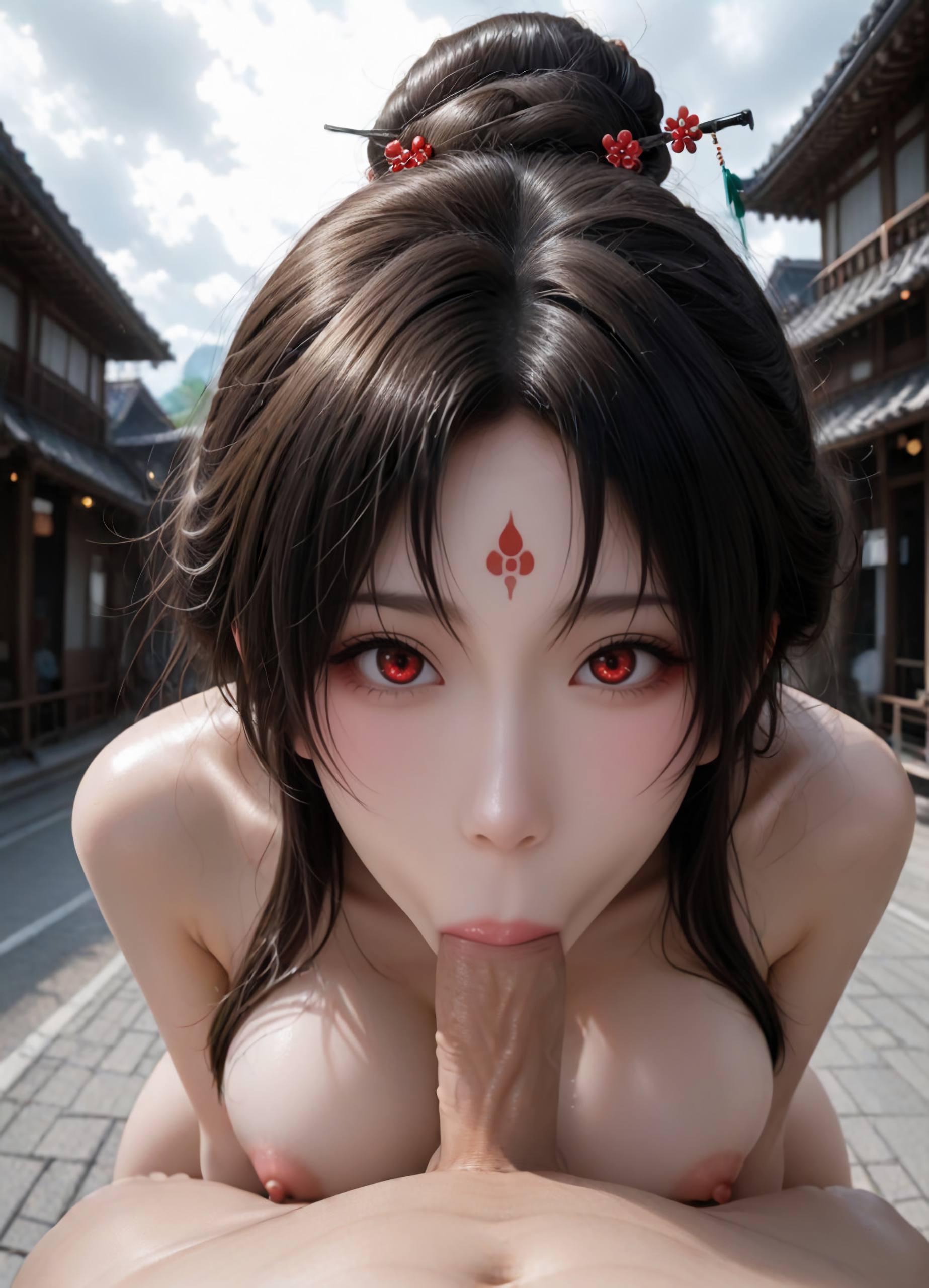 狐妖小红娘 东方淮竹 AI绘画 6