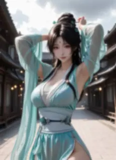 狐妖小红娘 东方淮竹 AI绘画 2