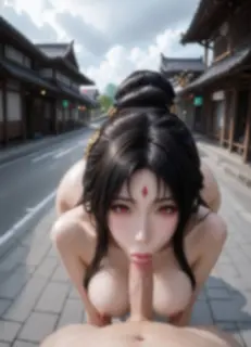 狐妖小红娘 东方淮竹 AI绘画 4