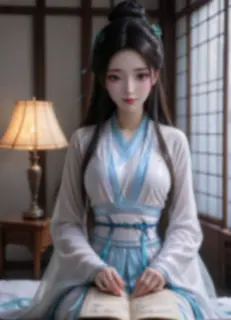 白蛇 小白 AI绘画 3