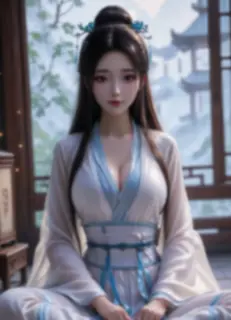 白蛇 小白 AI绘画 3