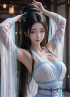 白蛇 小白 AI绘画 5