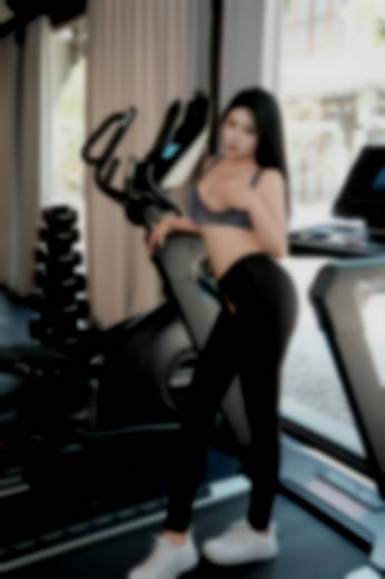 高颜值性感美女 健身房 4